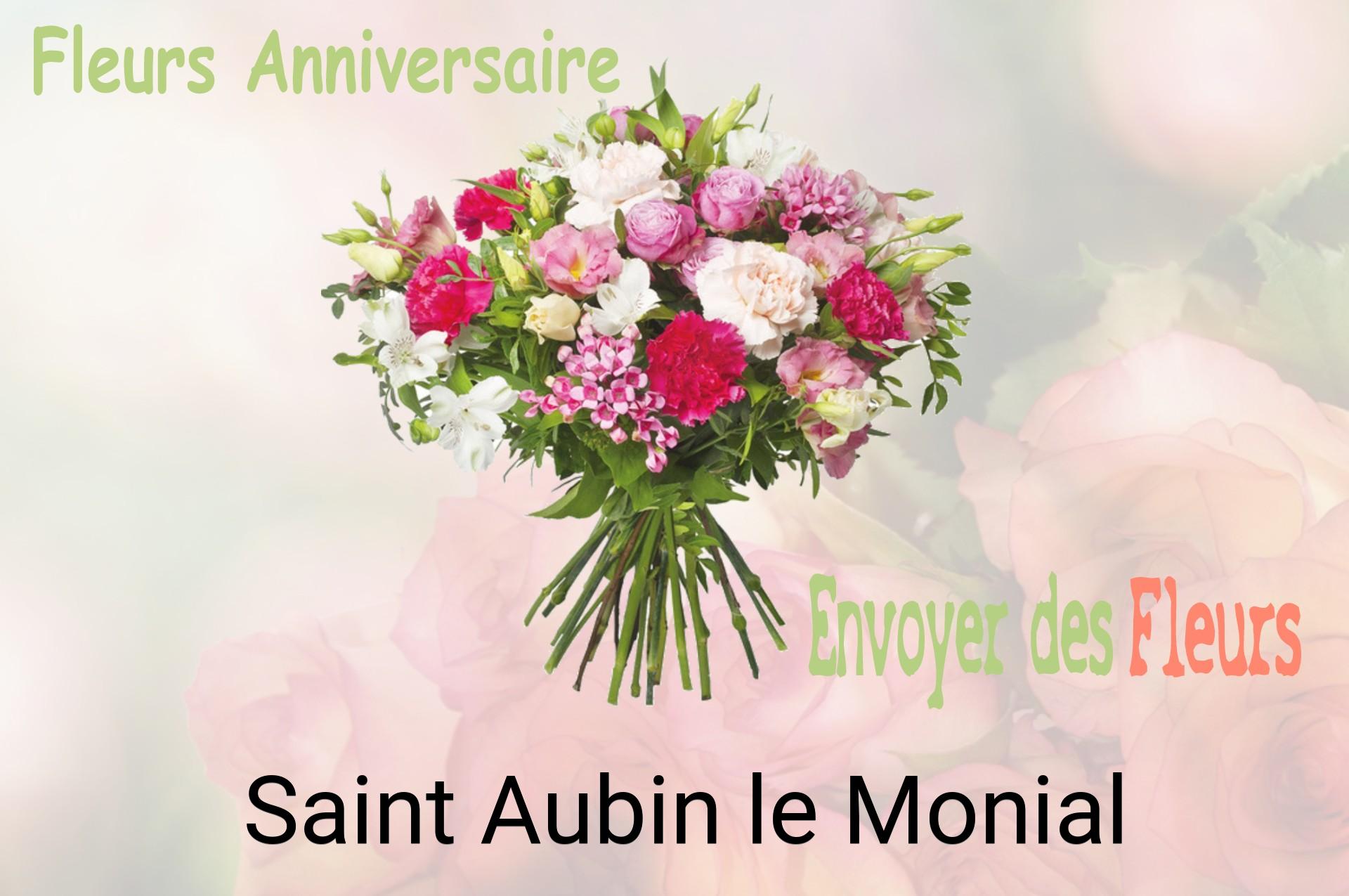 Bouquet de fleurs d’anniversaire livré à Saint-Aubin-le-Monial