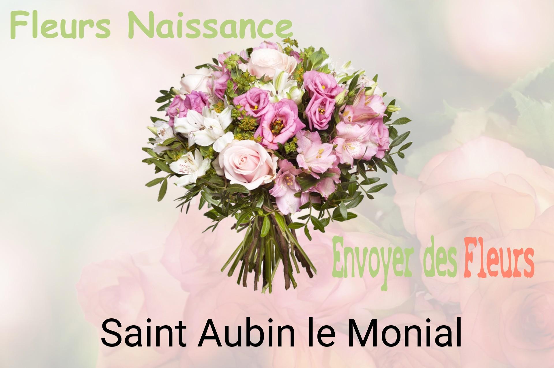 Bouquet de fleurs de naissance livré à Saint-Aubin-le-Monial